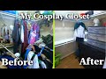 clean with me | organizing my COSPLAY CLOSET for the first time