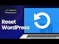 How to Reset Your WordPress Content and Settings