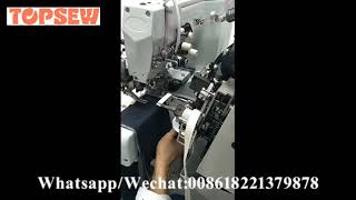 Automatic Double Needles Belt Loop Setter
