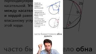 Окружности точно будут на ЕГЭ. Простые формулы для сложной планиметрии – бери в profmatclub #shorts