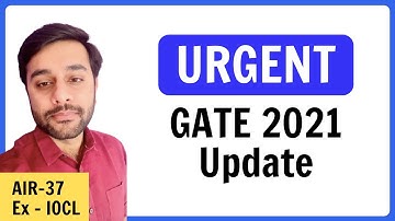 2 Important GATE 2021 updates