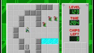 Chip's Challenge 1 Level 123 (The Prisoner) - 272 seconds