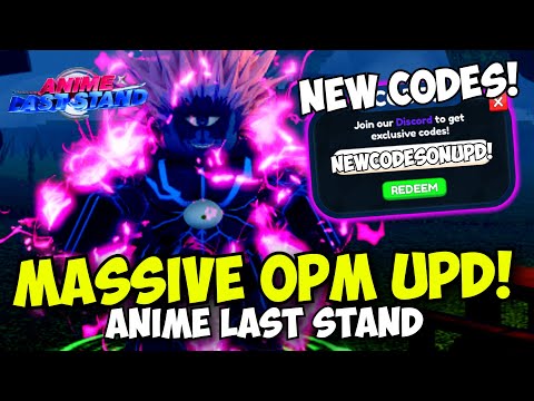 [New Codes] Anime Last Stand OPM Update 7 is HERE! + Showcases & More! (Saitama, Boros & More!)