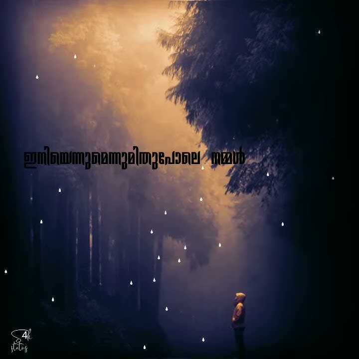 💞 Thoo manju veena vazhiye malayalam what's app status 💕