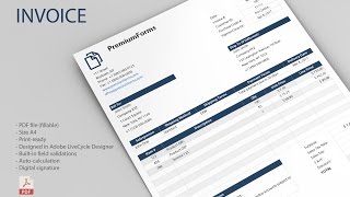 Smart Invoice (fillable PDF)