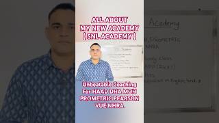 My Academy Provides Best Coaching For Haad Dha Moh Prometric Pearson Vue Nhra