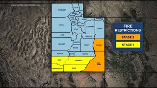 Some Utah counties are now under fire restrictions