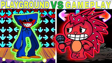 FNF Character Test | Gameplay VS Playground | FNF Mods | VS Huggy Wuggy Flaky