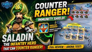 I Spent 26,550 Diamonds for SALADIN! The Infantry Hero That Can Counter Ranger | Gacha & Full Review