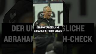 Ein unvergessener Bodycheck: Abraham räumt Streich ab