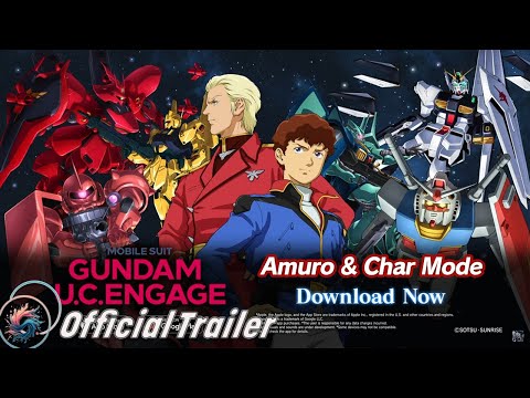 『MOBILE SUIT GUNDAM U.C. ENGAGE』 AMURO & CHAR MODE Ⅷ PV | Mobile Game