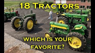 Antique Tractor Collection - 18 Restored Tractors