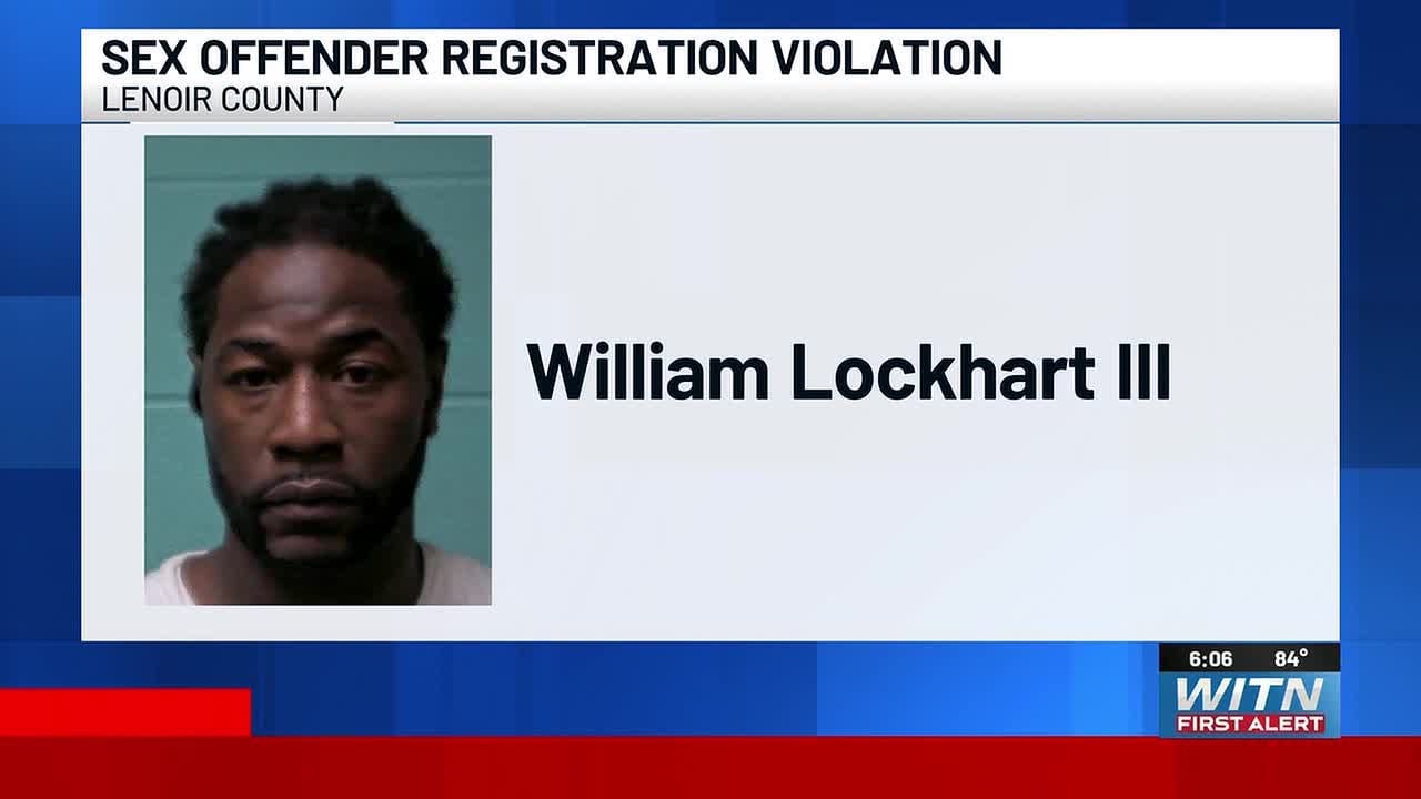 Lenoir County sex offender charged with compliance violations - YouTube