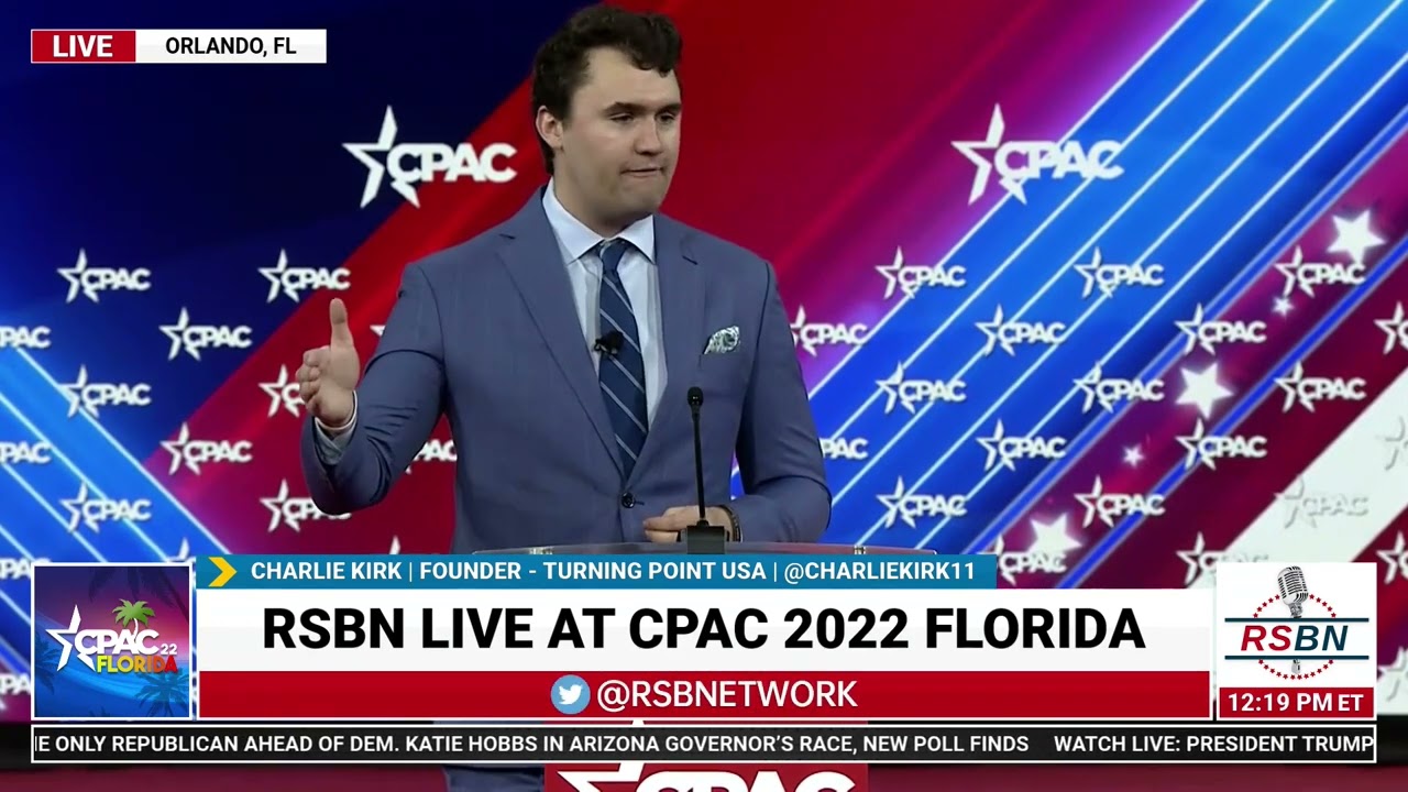 TPUSA Founder Charlie Kirk Full Speech at CPAC '22 in Orlando 2/24/22