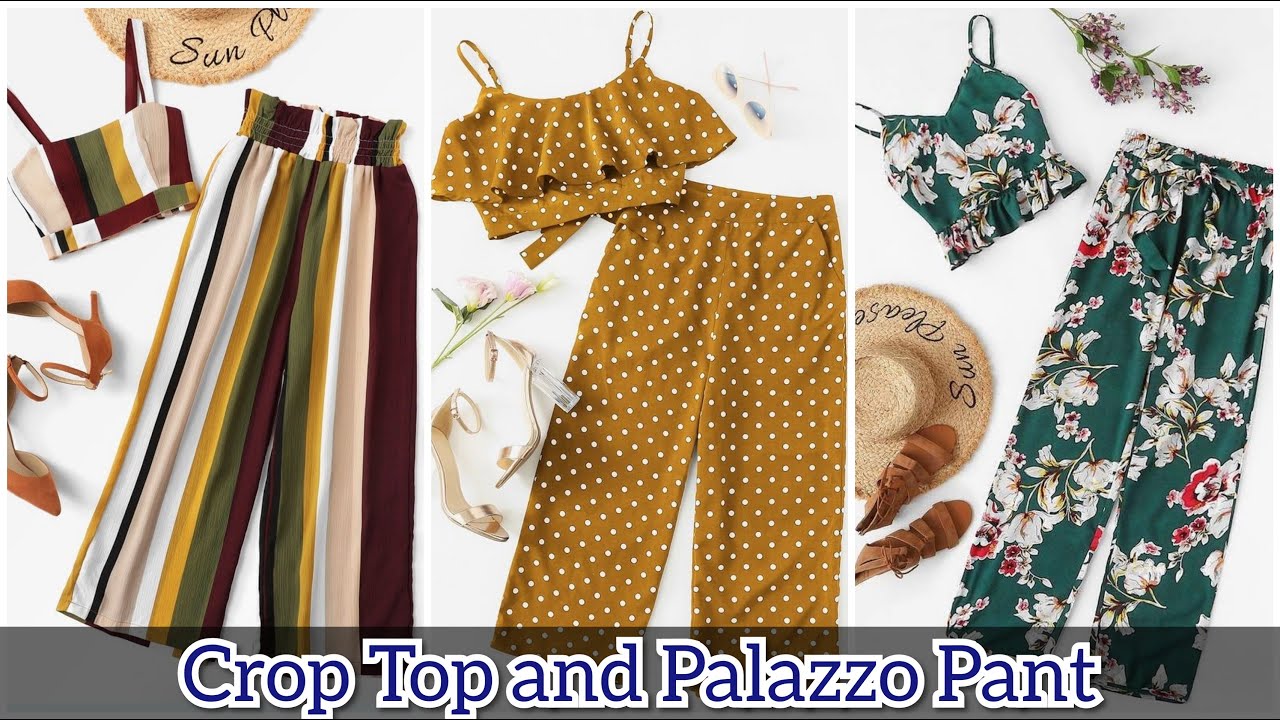 Stylish Crop Top/Tees With Pants| College Girl Outfit Ideas| Crop Top With Pant| Tops Haul|Pant 2022