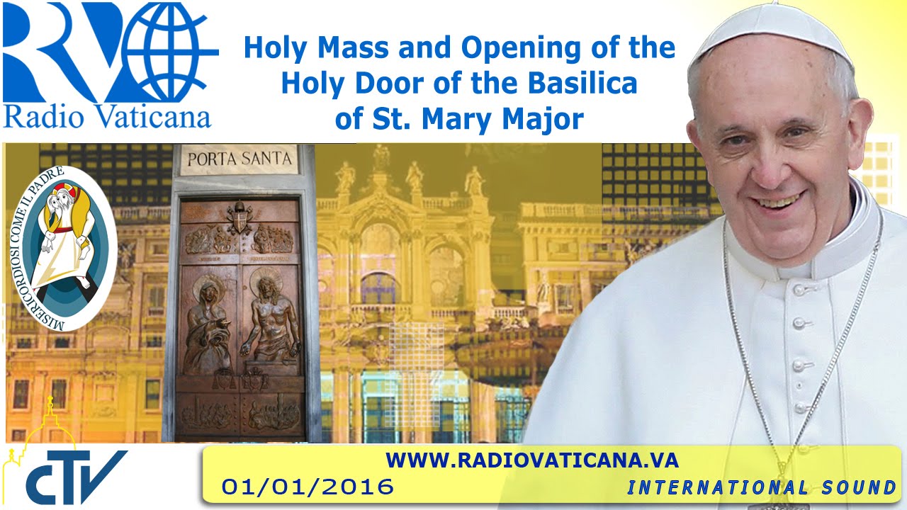 Opening of the Holy Door of the Basilica of St. Mary Major 2016.01.01