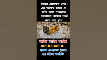 Hazrat Muhammad Sallallahu Salam Life History Shorts 