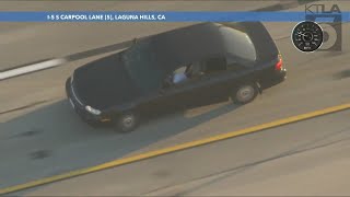 Reckless DUI driver leads authorities on pursuit in Irvine