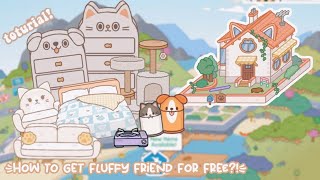 How to get the Fluffy friend house furniture pack for Free in toca boca TUTORIAL