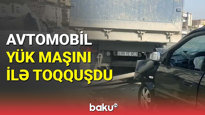 Bakı-Sumqayıt yolunda ağır qəza | Hadisə yerindən görüntülər