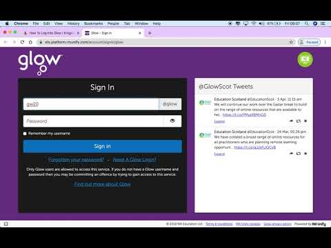 How To Log Into Glow