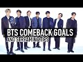 BTS BE COMEBACK GOALS & TIPS ON STREAMS