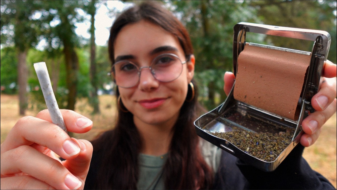 I Made My Own Herbal Cigarettes with Herbs & Flowers and Smoked Them!
