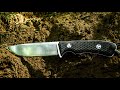 Bushcraft cooking with new TRC knife South Pole