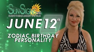 June 12th Zodiac Horoscope Birthday Personality Gemini Part 2 Youtube