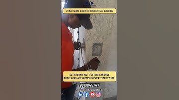 #structuralaudit #ultrasonictesting NDT TEST | BUILDING INSPECTION | RESIDENTIAL BUILDING #home