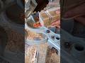 Membentuk ujung kaki lemari #woodworking #diy #tips #tools #tricks