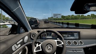 City Car Driving - Mercedes-Benz E63s AMG 2018 | Street Racing screenshot 2
