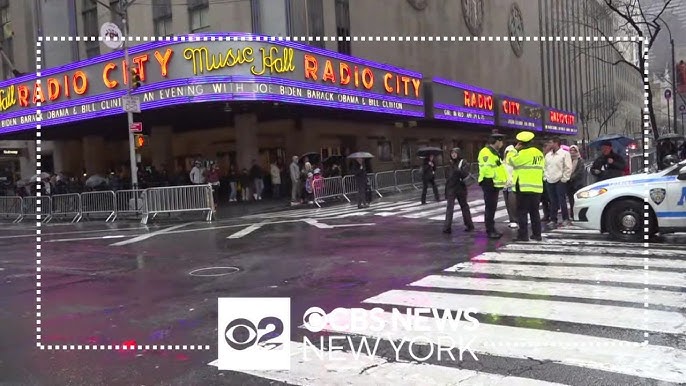 Biden Fundraiser At Radio City Music Hall Creates Gridlock In Midtown Manhattan