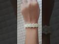Handmade Beads Bracelet With Thread || DIY || Macrame Thread Bracelet #jewellery #shorts #shortsfeed