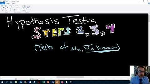 Hypothesis Testing overview: Steps 2, 3, 4 level of sig., choosing and calculating a test statistic