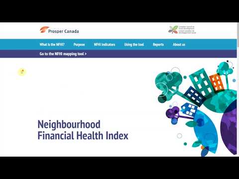Neighbourhood Financial Health Index (NFHI) tutorial video