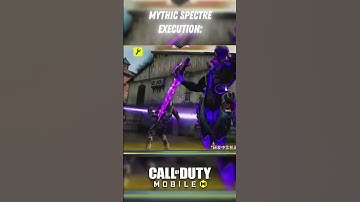 New Mythic Spectre Execution in Codm #codm #gaming #shorts