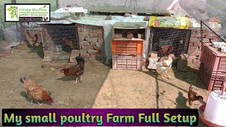 Desi Murgi Ka Farm Full Setup // my small desi murgi Poultry Farm in my village