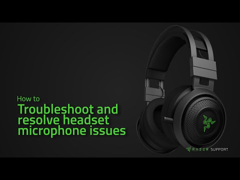 How to troubleshoot and resolve headset microphone issues