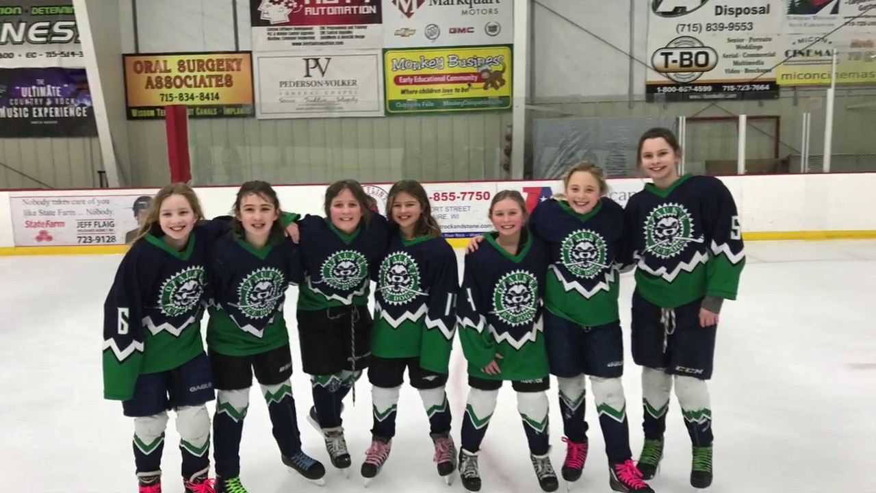 Ozaukee Ice Dogs state and year recap 2017/2018 - YouTube