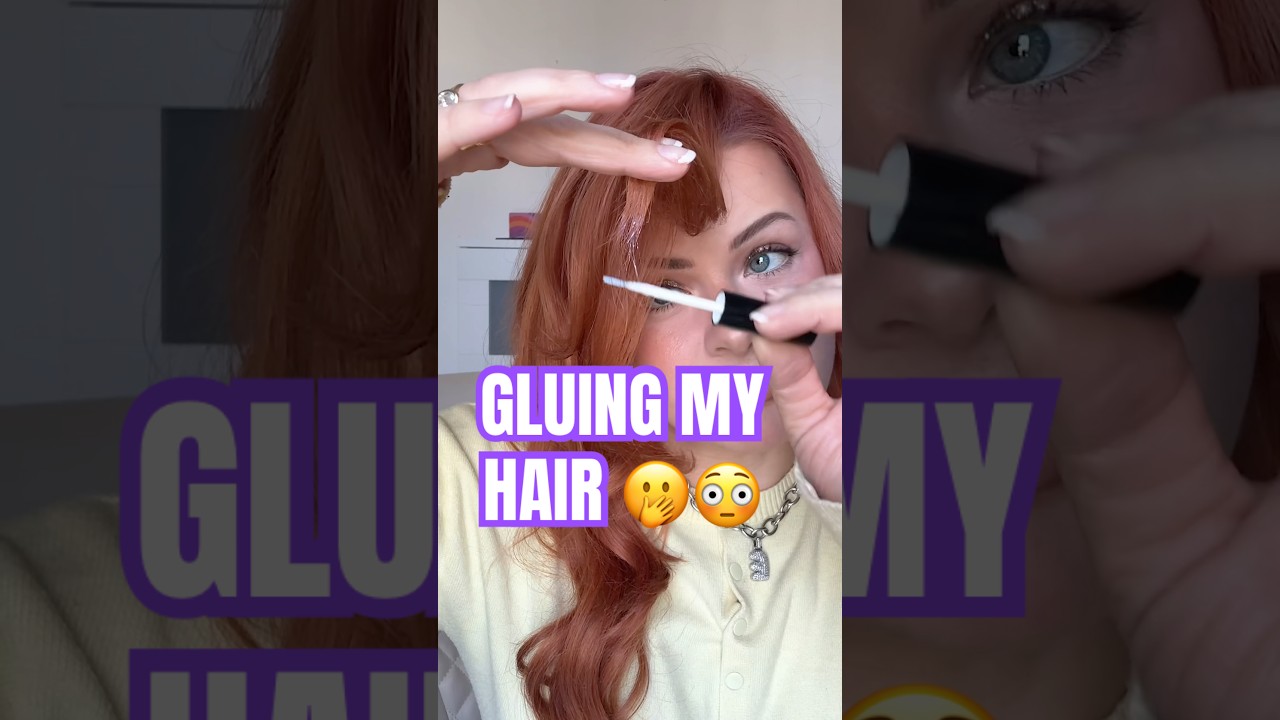 DON’T TRY THIS AT HOME KIDS￼🙅🏻‍♀️#hair #hairhack #hairtip vc: @A@AlanaAceskibeautyhack