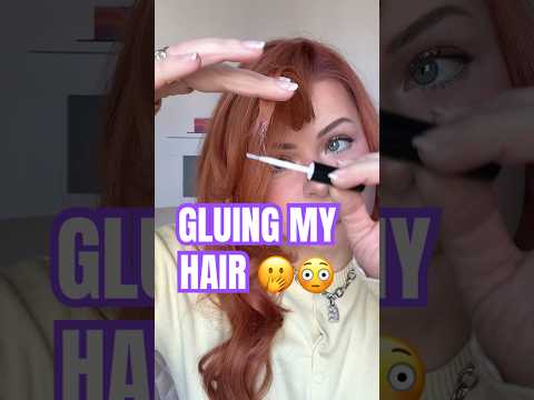 DON’T TRY THIS AT HOME KIDS￼🙅🏻‍♀️#hair #hairhack #hairtip vc: @A@AlanaAceskibeautyhack