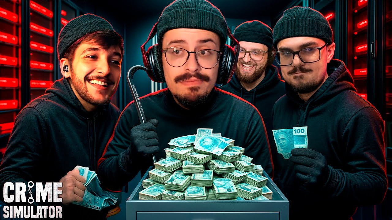 MAIS UM SIMULADOR QUE O FALL ADORA... - Crime Simulator com COLEGAS