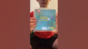 How to boost DHS Hurricane 3 table tennis rubber #tabletennis #hurricane3