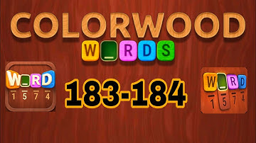 COLORWOOD WORDS Cryptogram level 183 184