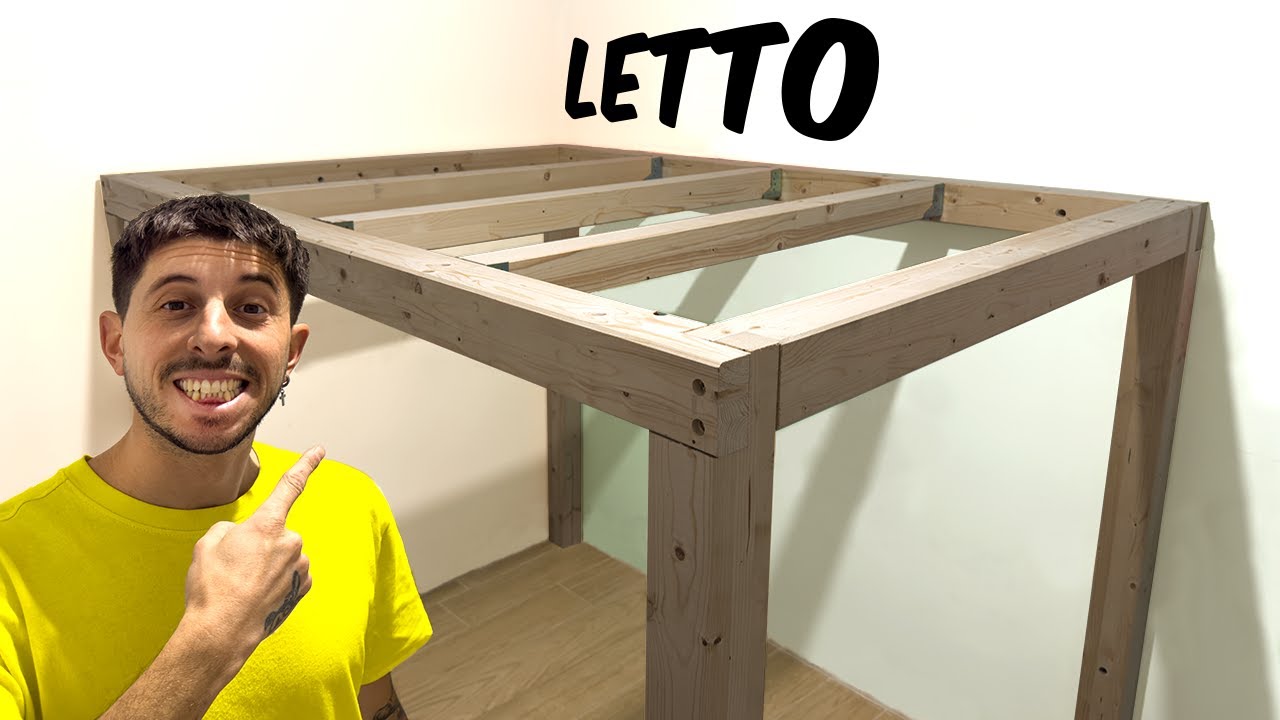 COSTRUISCO UN LETTO A SOPPALCO CON SCIVOLO E SCALE - EP 1