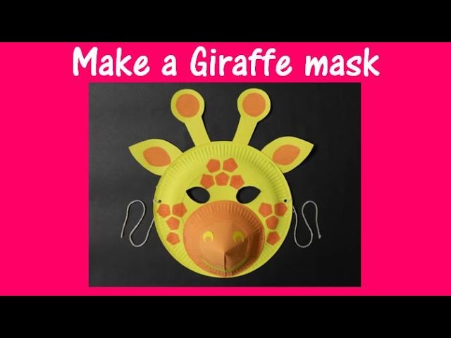 DIY Simple Animal face mask for kids (Tutorial) - K4 Craft DIY Simple Animal face mask for kids (Tutorial) - K4 Craft