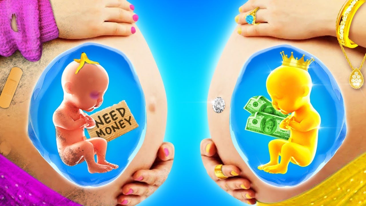 Rich vs Poor Pregnancy Situations! Epic Expensive & Cheap Pregnant Life