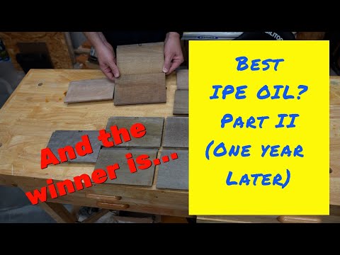Ipe Oil Product Shootout  - Part 2