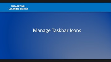 Windows 10 Customization   Manage Taskbar Icons